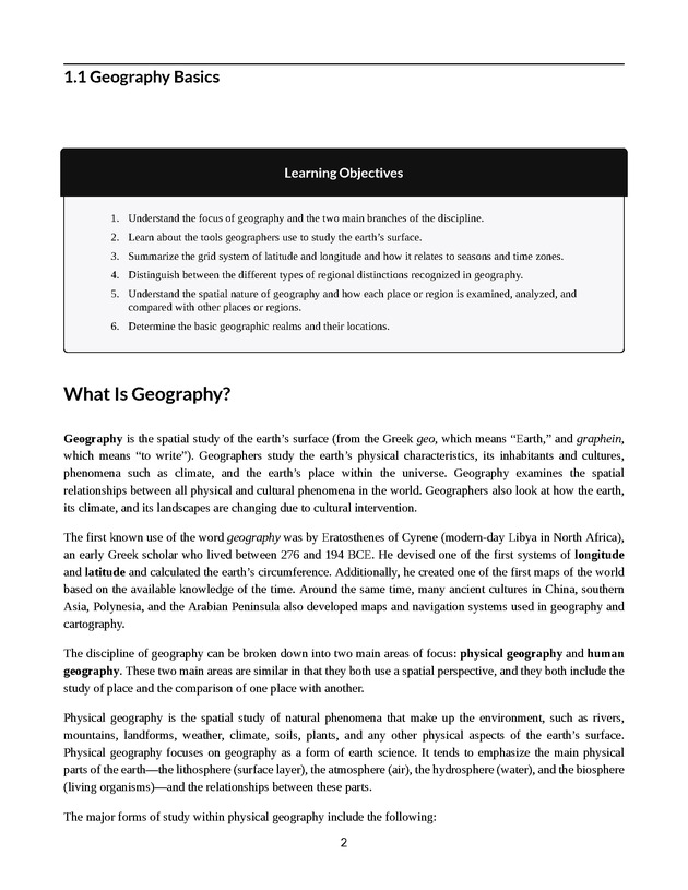 World Regional Geography - Page 2