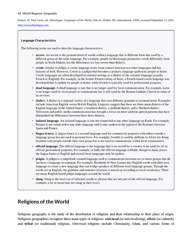 World Regional Geography - Page 42