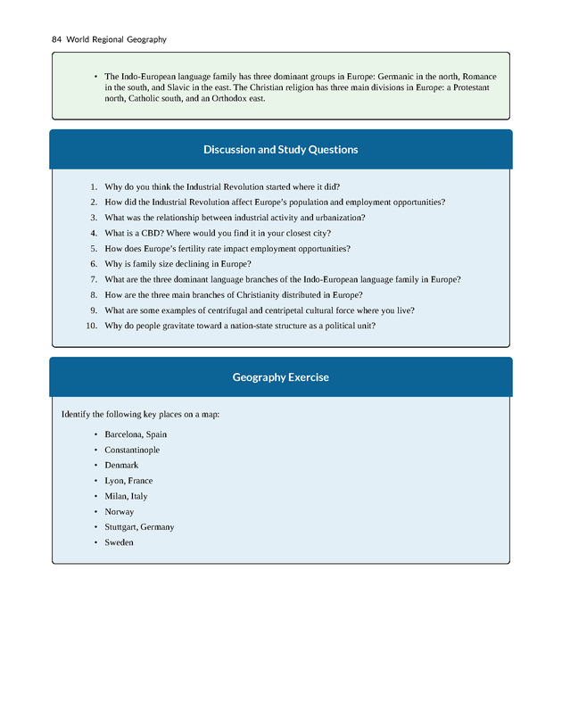 World Regional Geography - Page 84