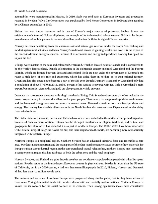 World Regional Geography - Page 88