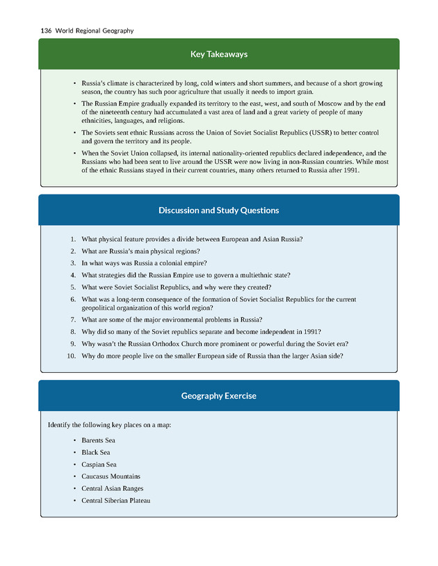 World Regional Geography - Page 136