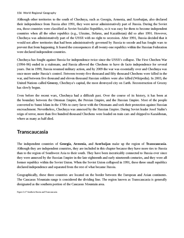 World Regional Geography - Page 156