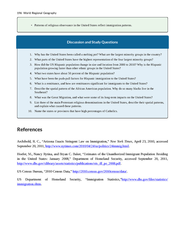 World Regional Geography - Page 196