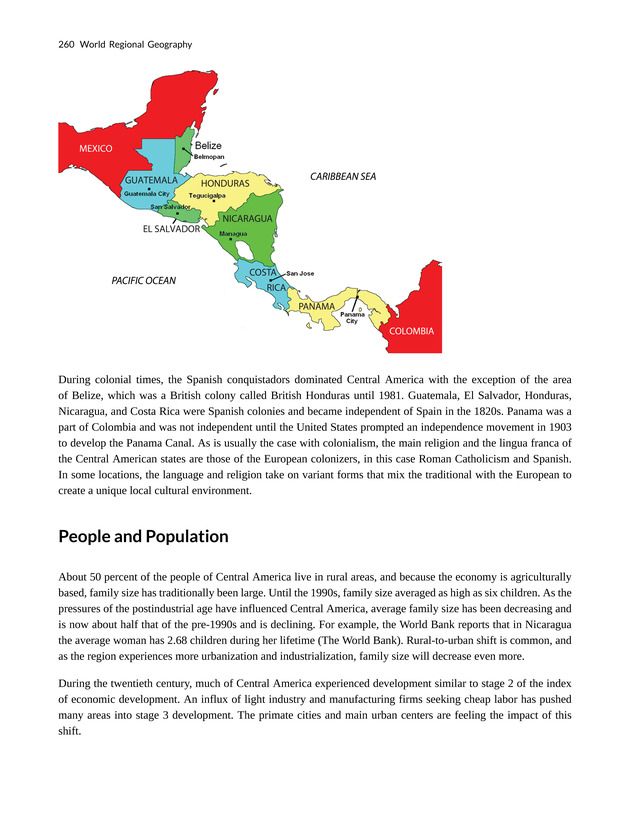 World Regional Geography - Page 260