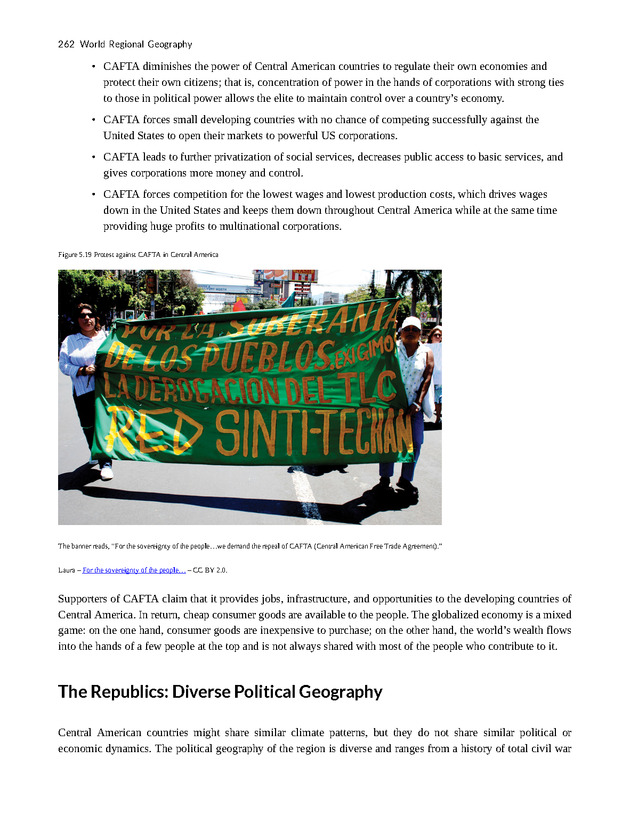 World Regional Geography - Page 262