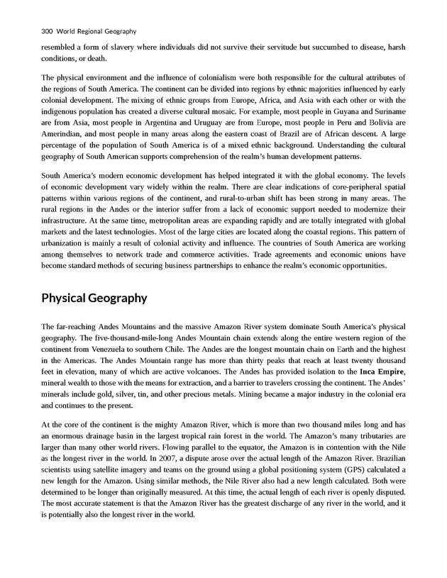 World Regional Geography - Page 300