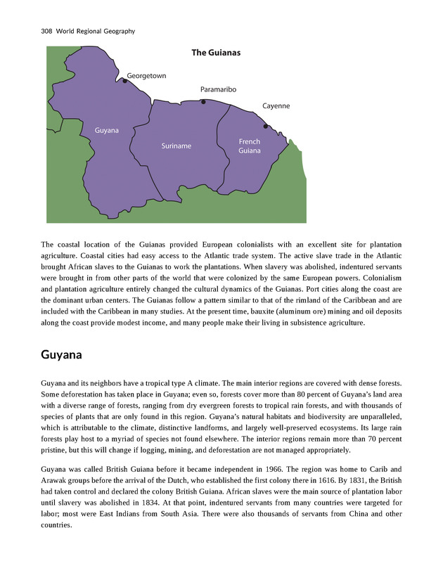 World Regional Geography - Page 308