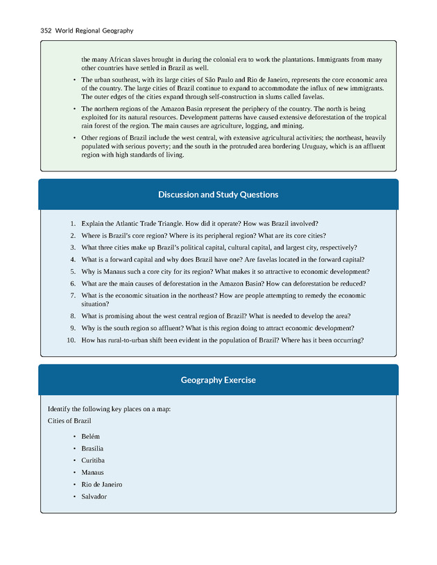 World Regional Geography - Page 352
