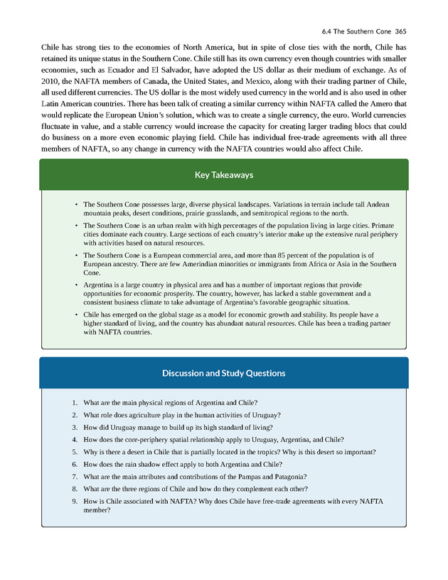 World Regional Geography - Page 365