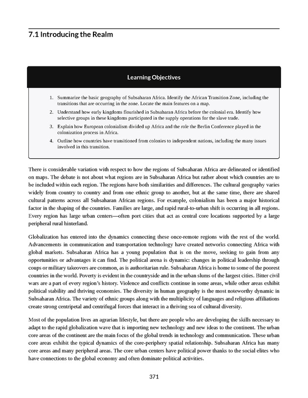 World Regional Geography - Page 371