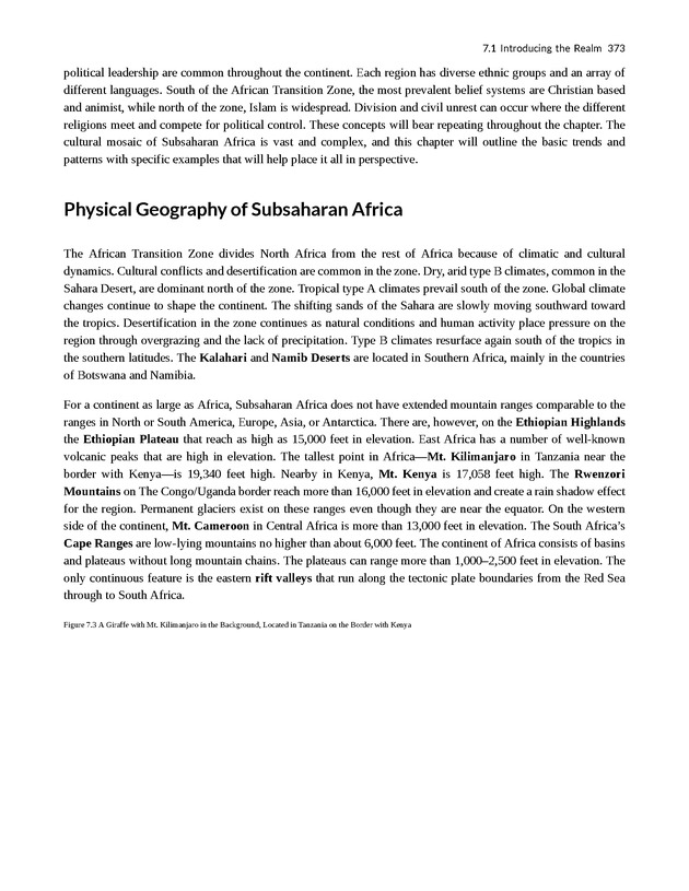 World Regional Geography - Page 373
