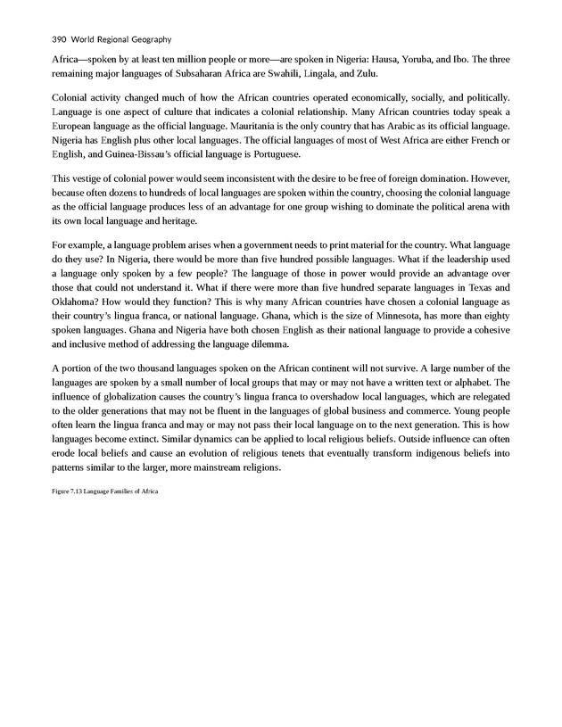 World Regional Geography - Page 390