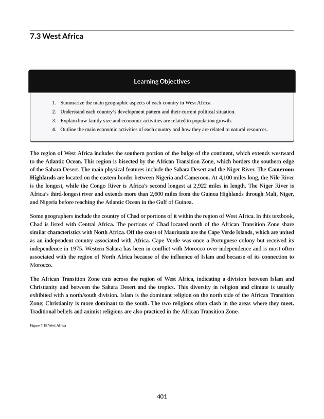 World Regional Geography - Page 401