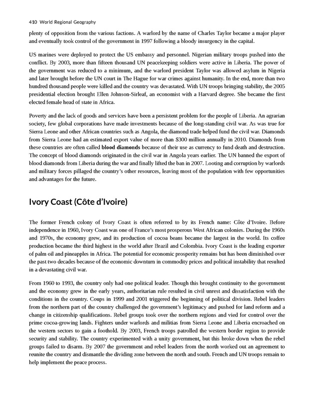 World Regional Geography - Page 410