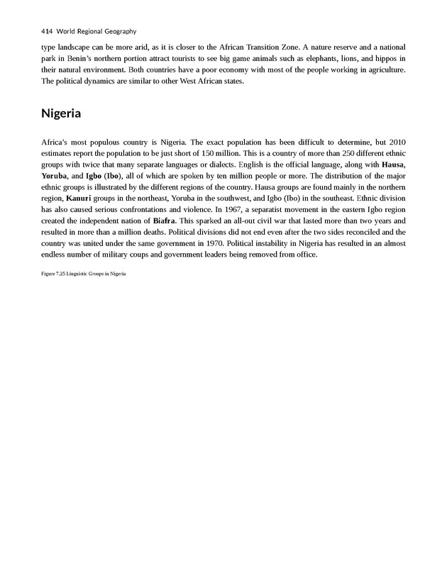 World Regional Geography - Page 414
