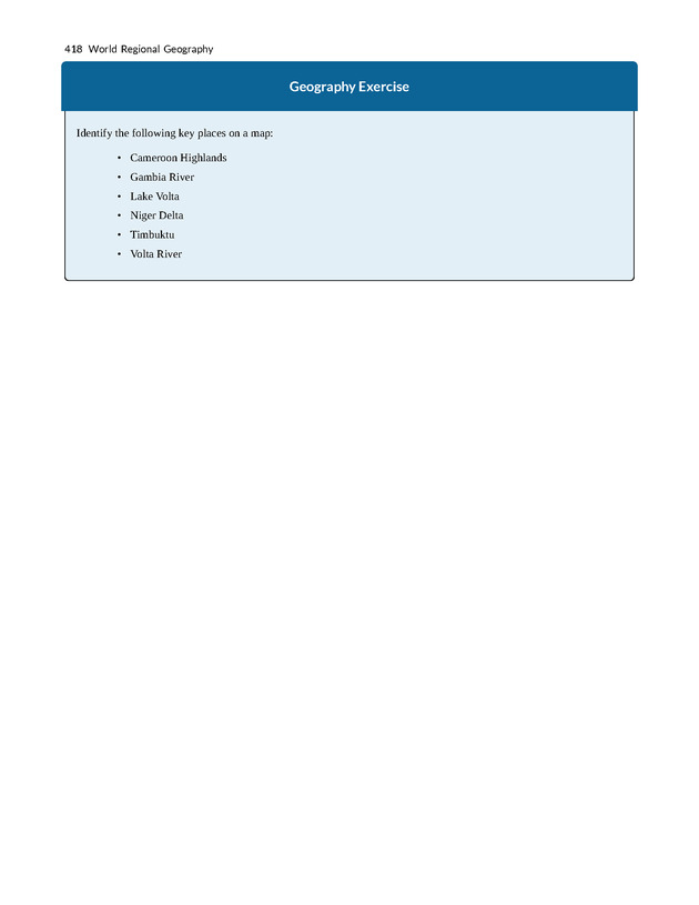 World Regional Geography - Page 418