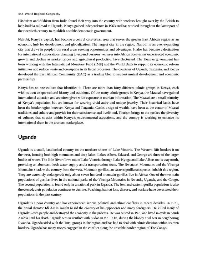 World Regional Geography - Page 446