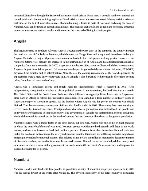 World Regional Geography - Page 461