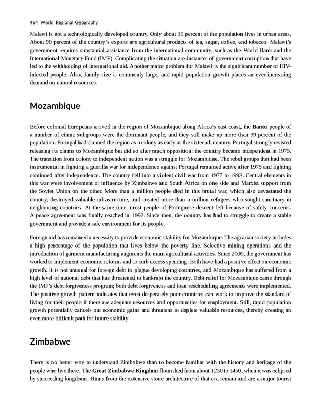 World Regional Geography - Page 464
