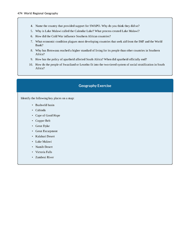 World Regional Geography - Page 474