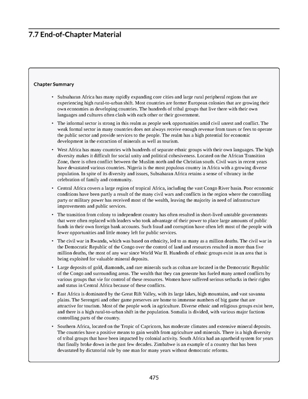 World Regional Geography - Page 475