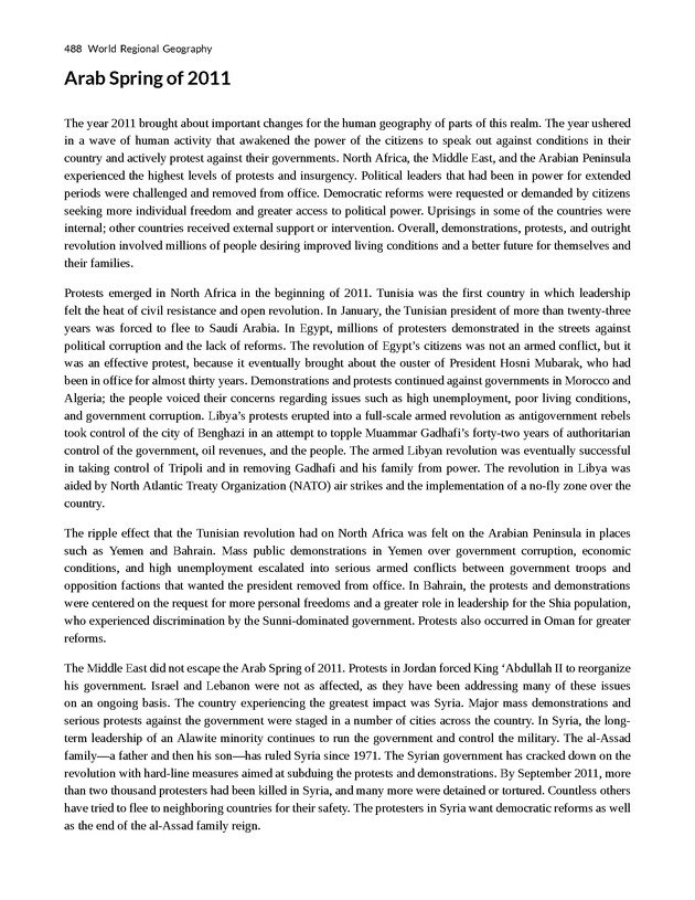 World Regional Geography - Page 488