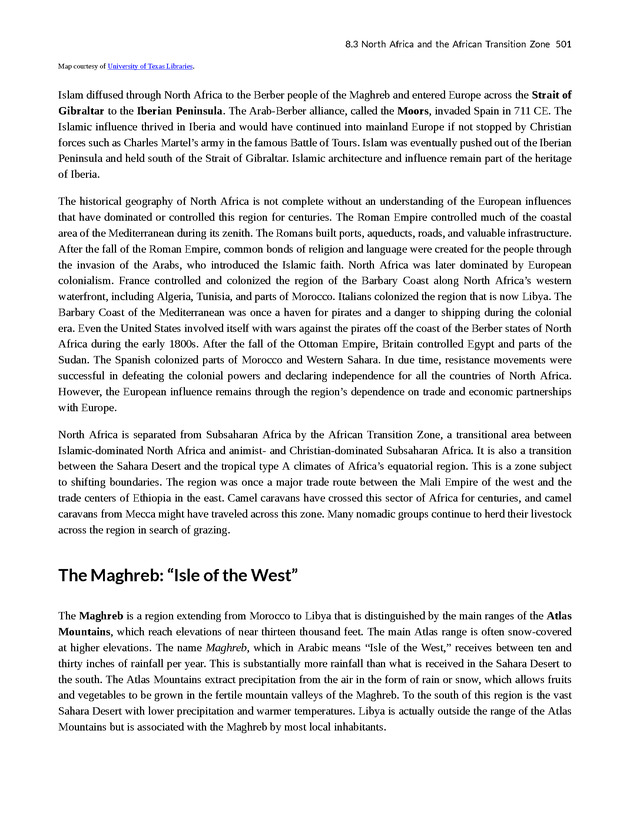 World Regional Geography - Page 501