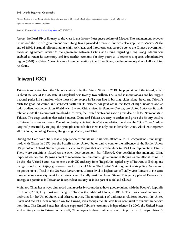 World Regional Geography - Page 698