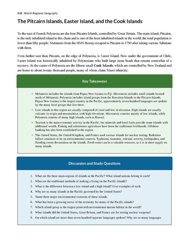 World Regional Geography - Page 818