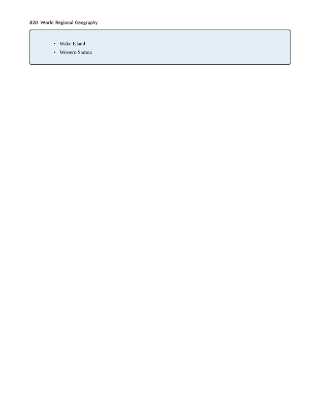 World Regional Geography - Page 820