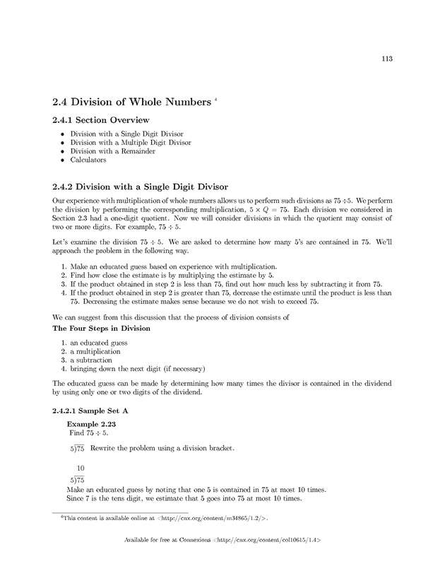 Fundamentals of Mathematics - Page 113