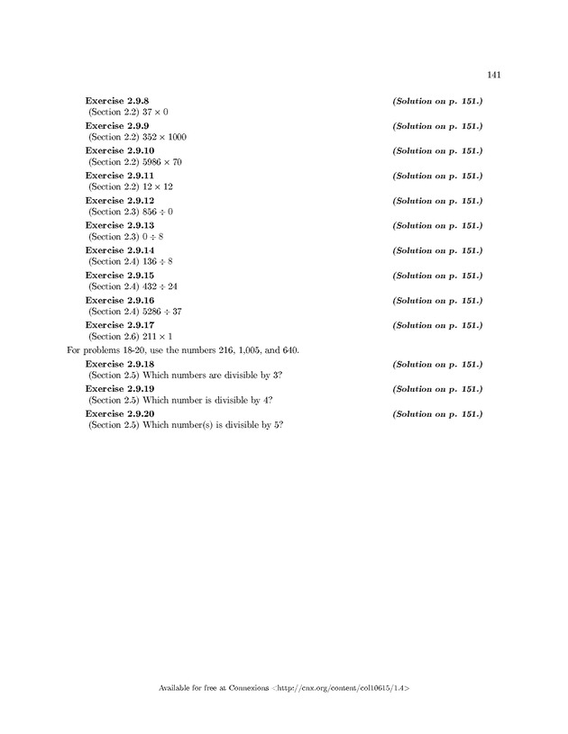 Fundamentals of Mathematics - Page 141