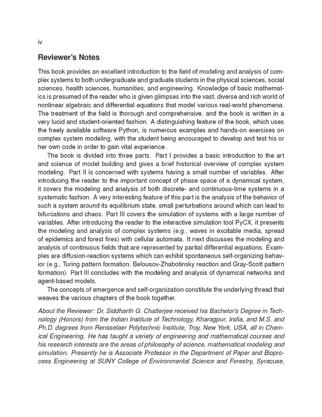 Introduction to the Modeling and Analysis of Complex Systems - Front Matter 3