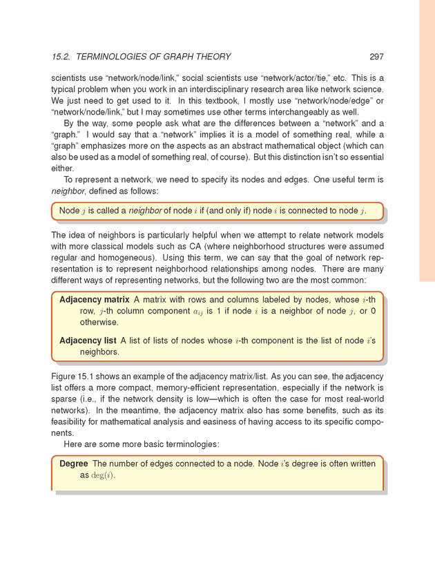 Introduction to the Modeling and Analysis of Complex Systems - Page 297
