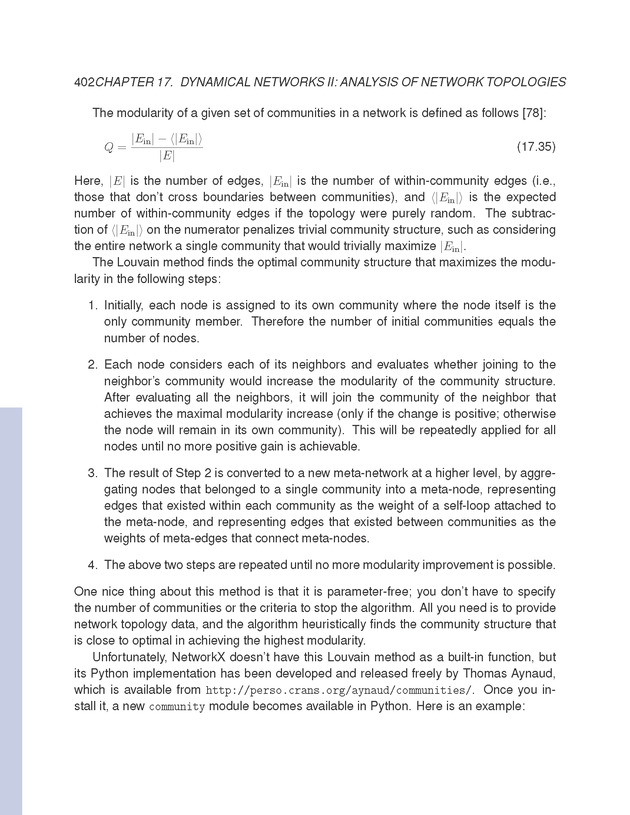 Introduction to the Modeling and Analysis of Complex Systems - Page 402