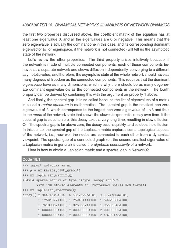 Introduction to the Modeling and Analysis of Complex Systems - Page 408