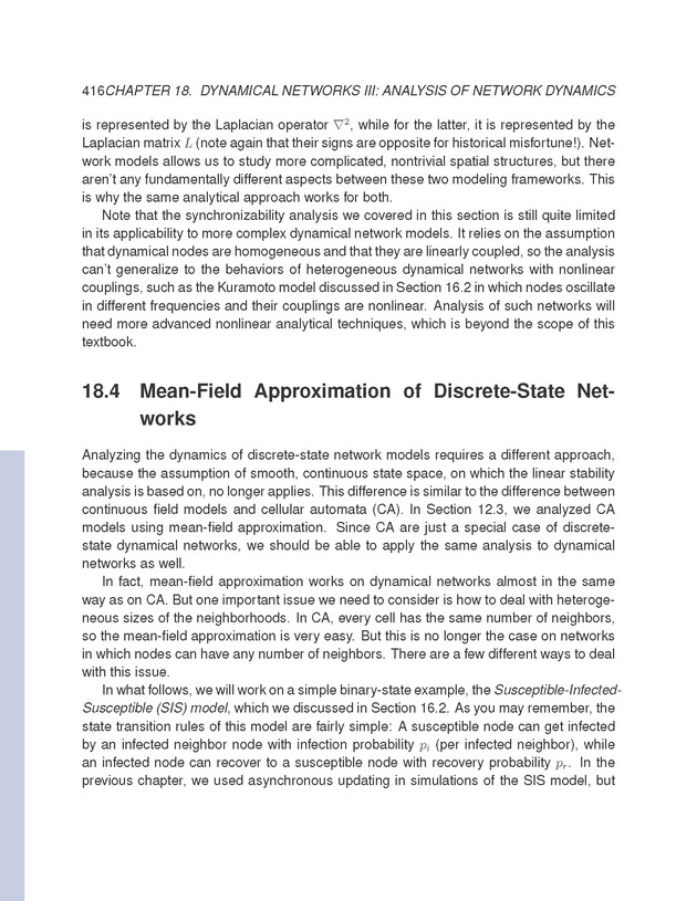 Introduction to the Modeling and Analysis of Complex Systems - Page 416