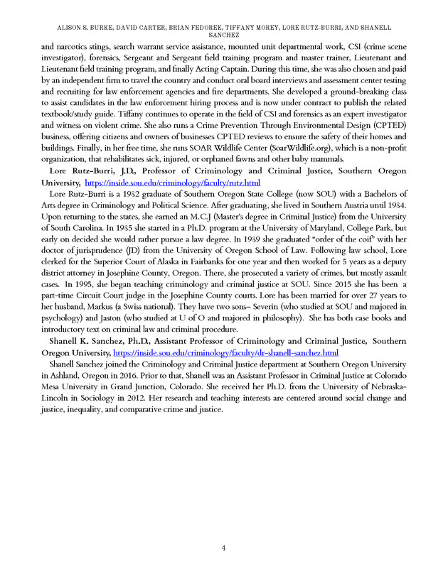 Introduction to the American Criminal Justice System - Front Matter 4