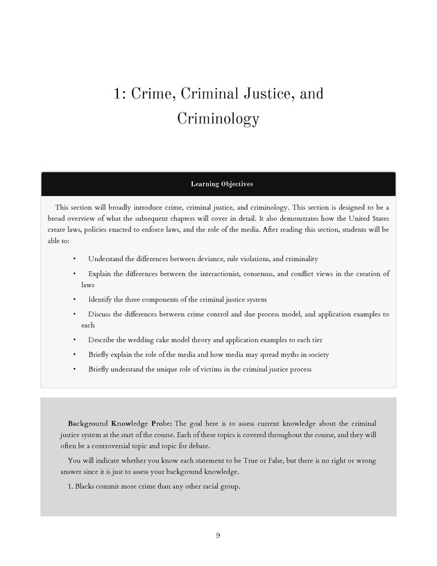 Introduction to the American Criminal Justice System - Page 9