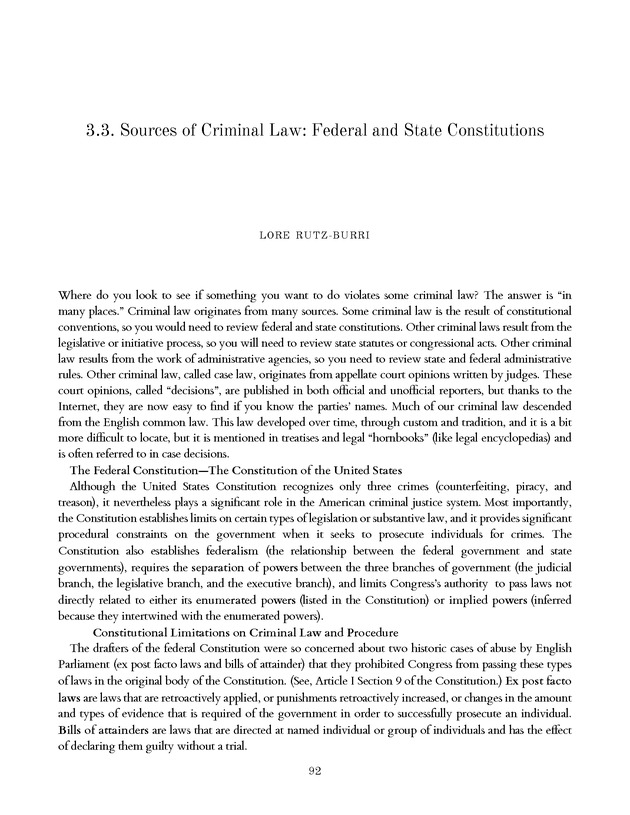 Introduction to the American Criminal Justice System - Page 92