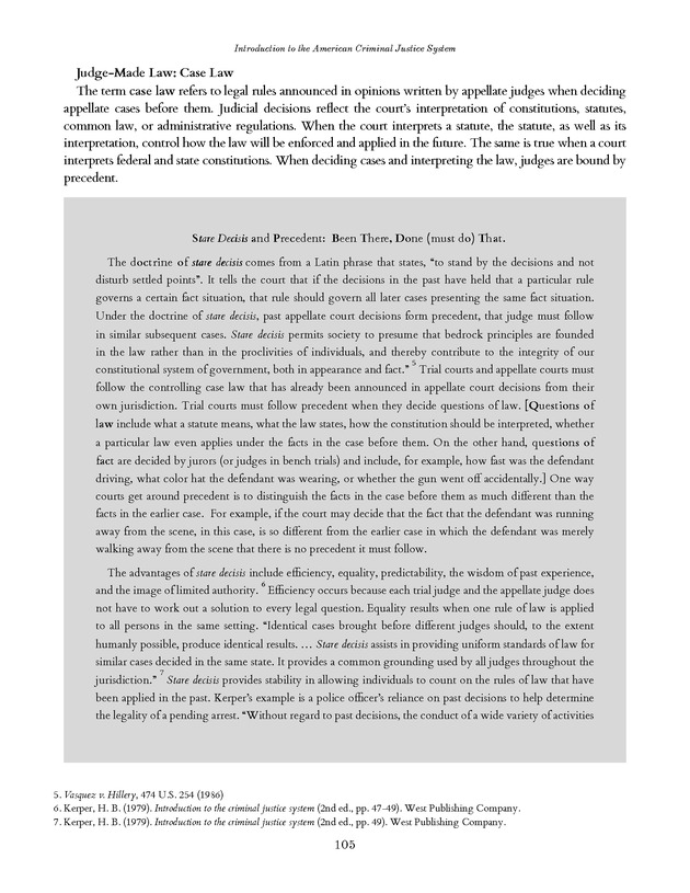 Introduction to the American Criminal Justice System - Page 105