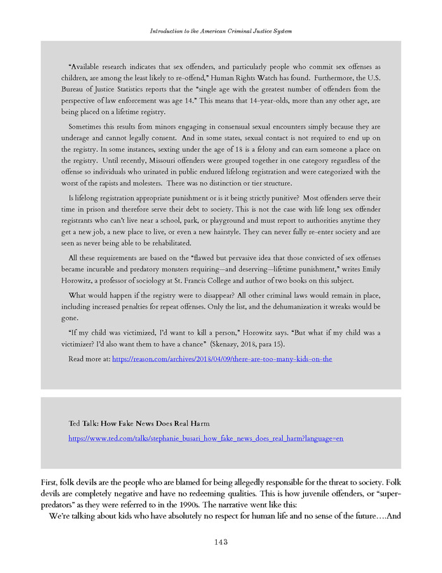 Introduction to the American Criminal Justice System - Page 143