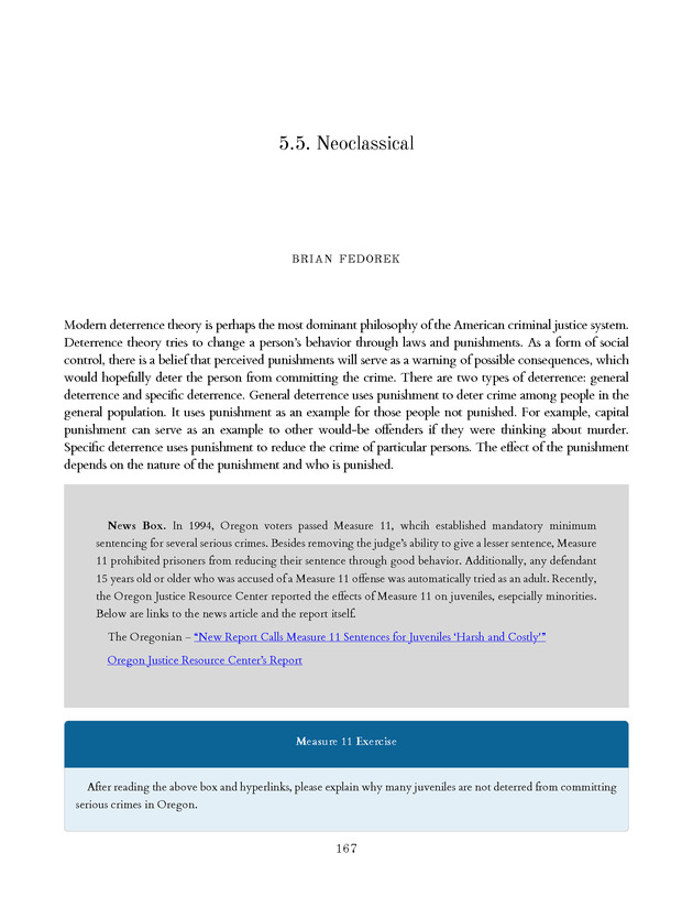 Introduction to the American Criminal Justice System - Page 167