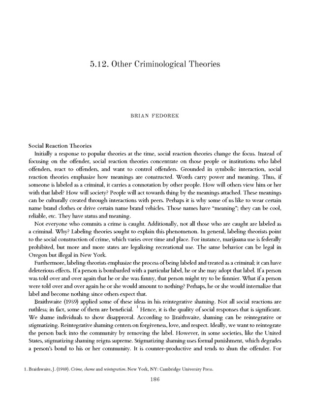 Introduction to the American Criminal Justice System - Page 186