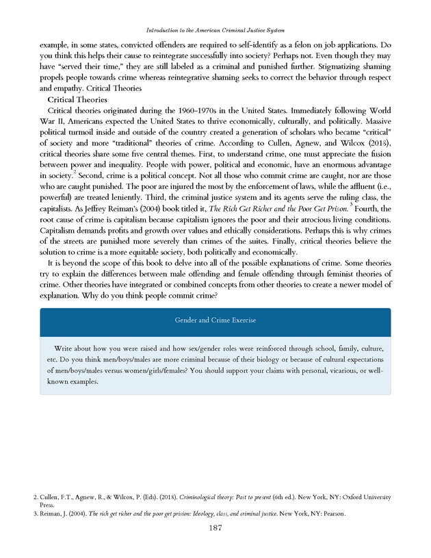 Introduction to the American Criminal Justice System - Page 187