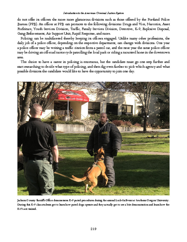 Introduction to the American Criminal Justice System - Page 219