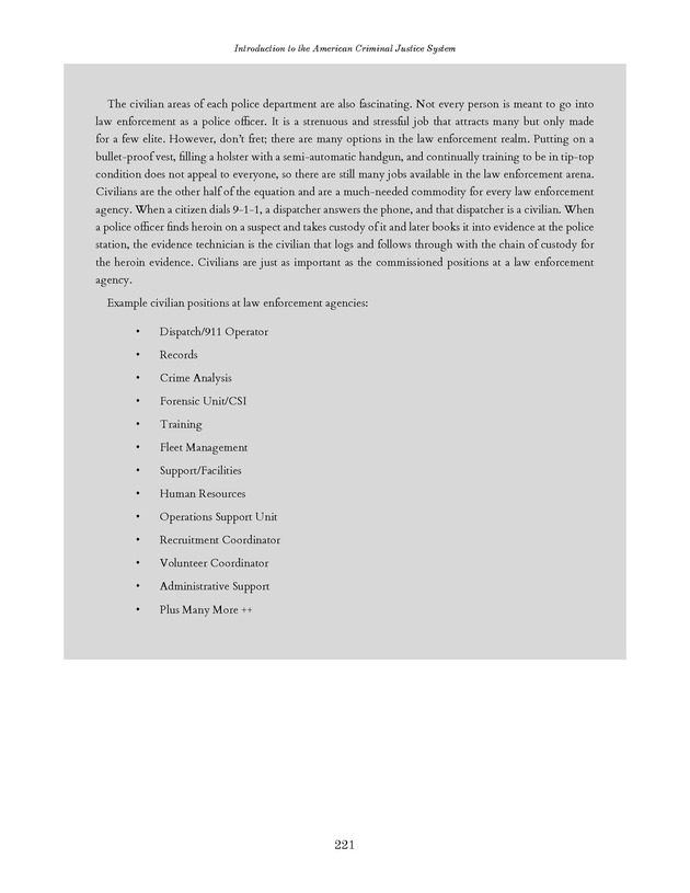Introduction to the American Criminal Justice System - Page 221