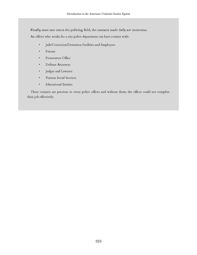 Introduction to the American Criminal Justice System - Page 223
