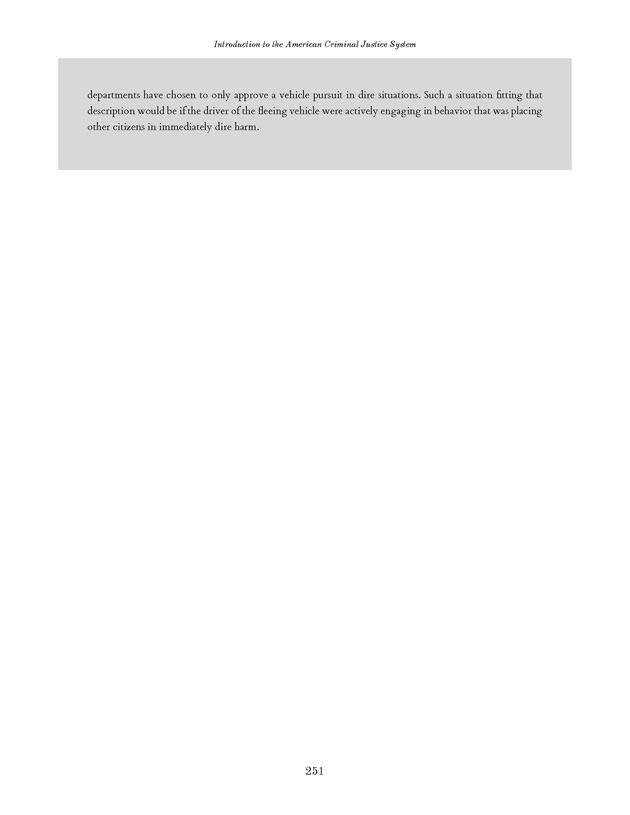 Introduction to the American Criminal Justice System - Page 251