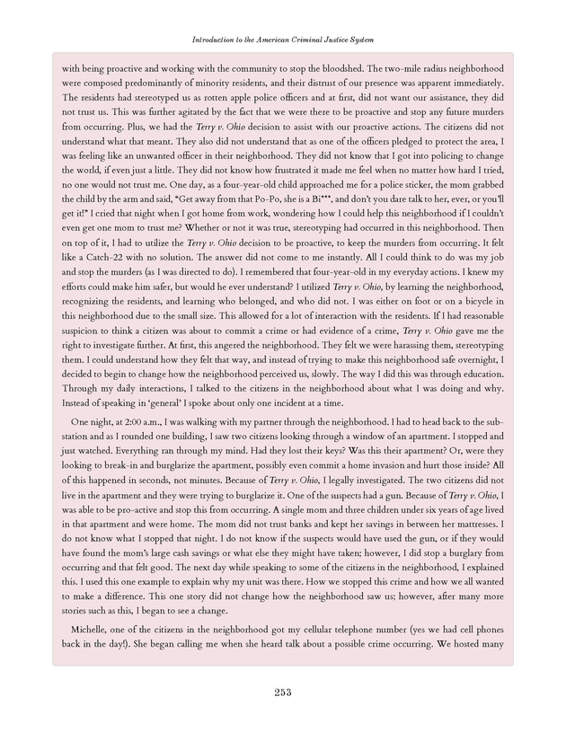 Introduction to the American Criminal Justice System - Page 253